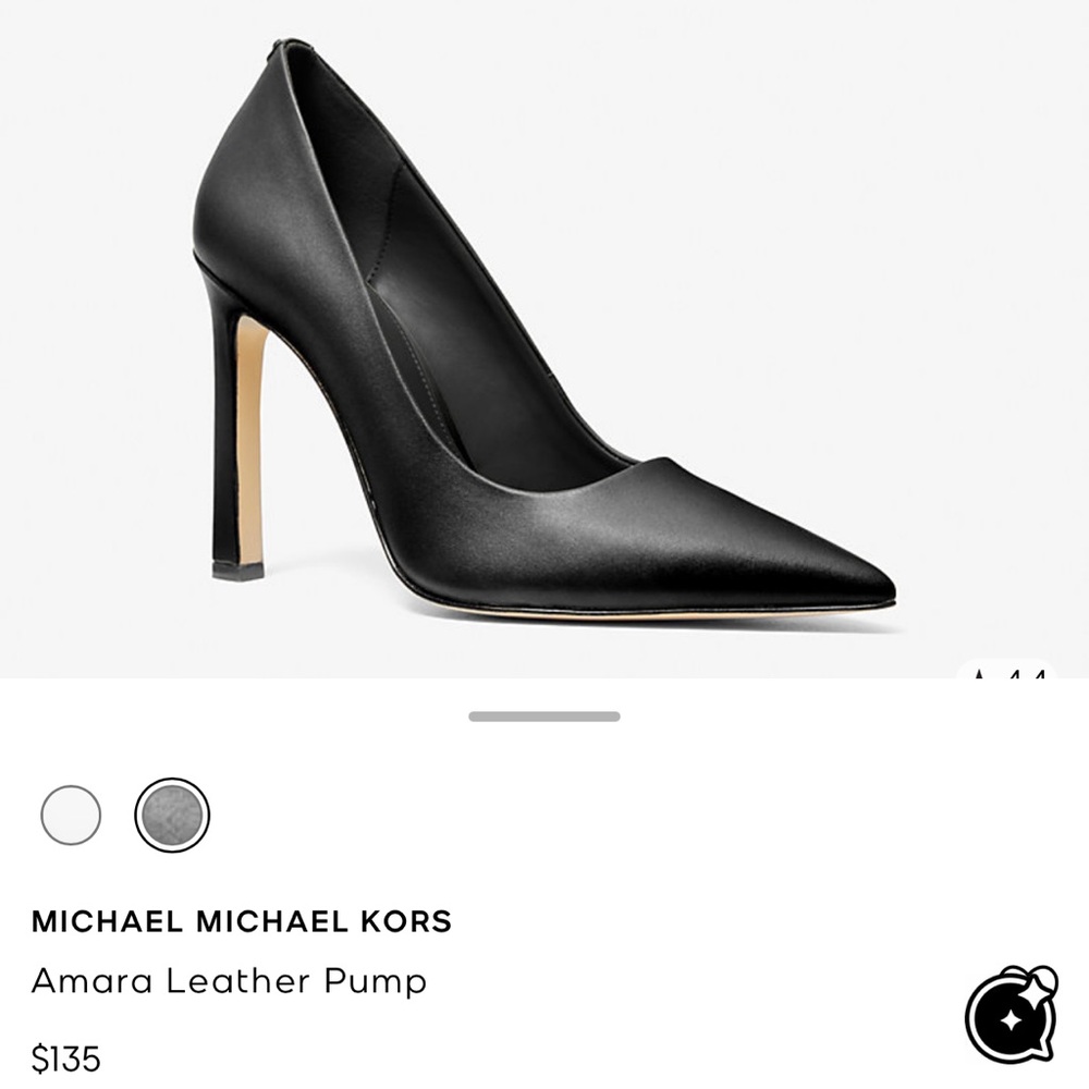 Michael Michael Kors Amara Black Pointed Heels size 7.5 - Picture 8 of 8
